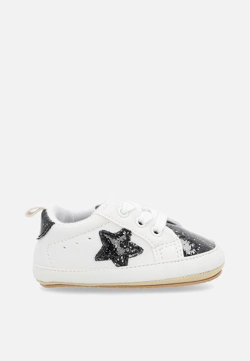 Pop Candy - Glitter sneakers - white/black