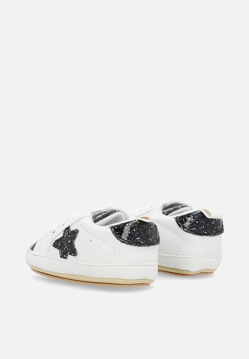 Pop Candy - Glitter sneakers - white/black