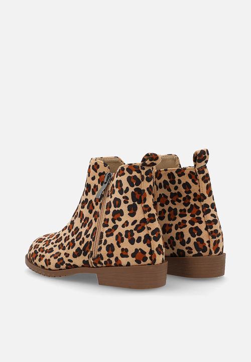 Pop Candy - Chelsea boots - leopard print