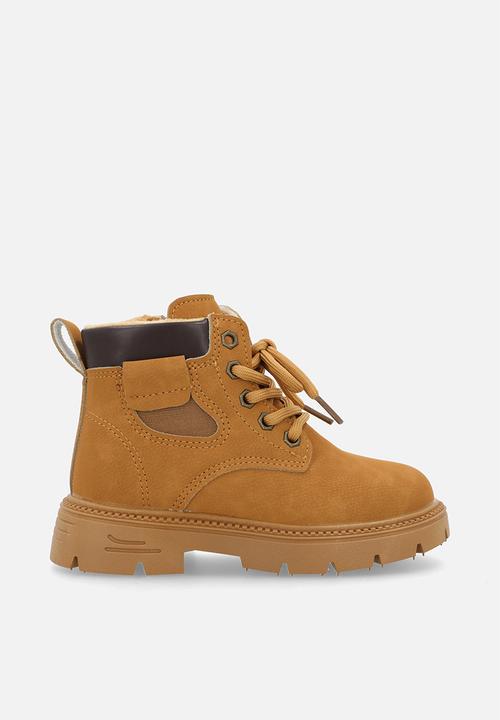 Pop Candy - Lace-up boots - ginger