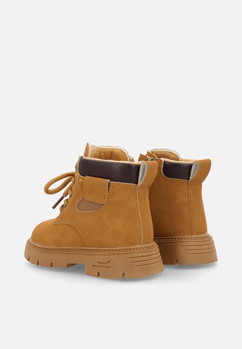 Pop Candy - Lace-up boots - ginger