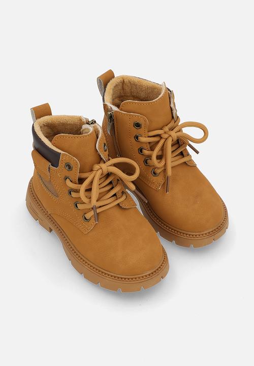 Pop Candy - Lace-up boots - ginger