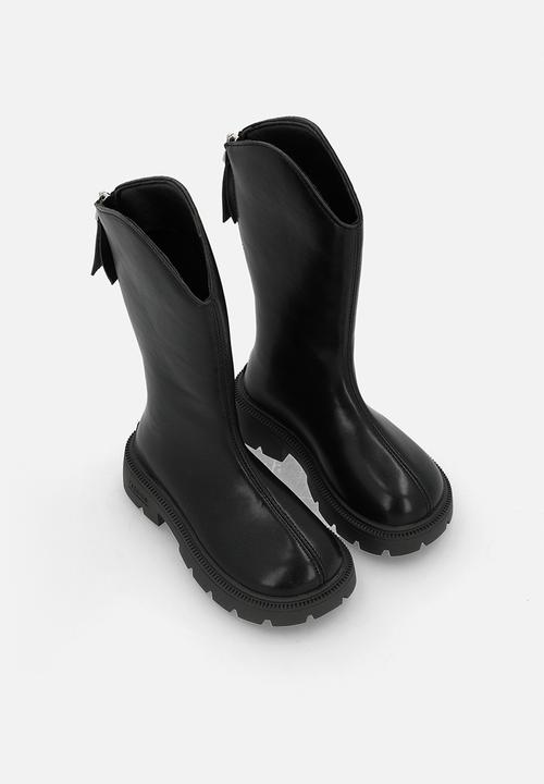 Pop Candy - PU tall boots - black