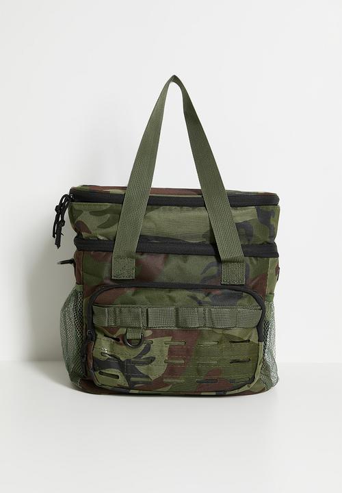 Pop Candy - Lunch bag with strap - green camo