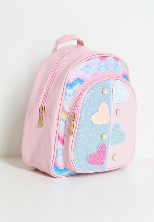 Pop Candy - Glitter hearts backpack - pink