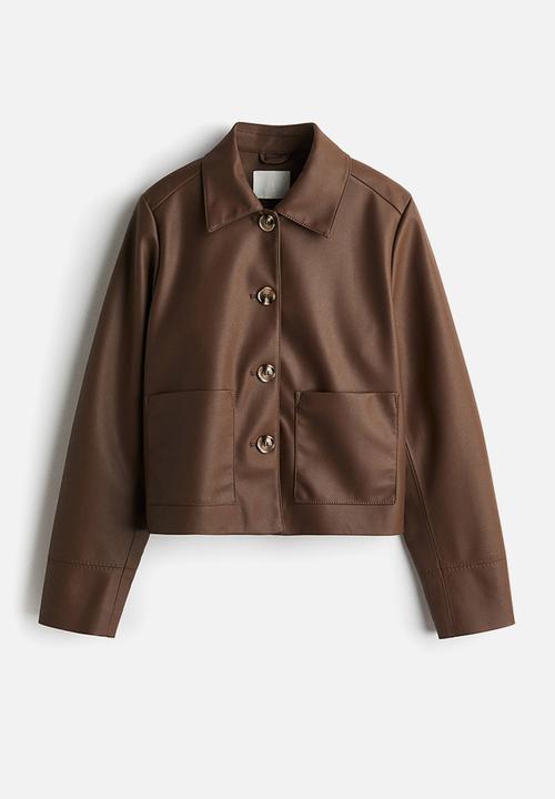 H&M - Coated jacket - brown
