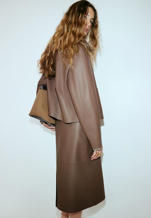 H&M - Coated jacket - brown