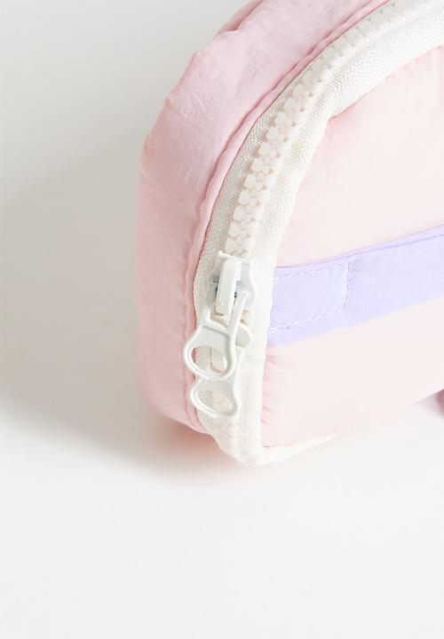 Pop Candy - Cosmetic bag with contrast bow - pink & lilac