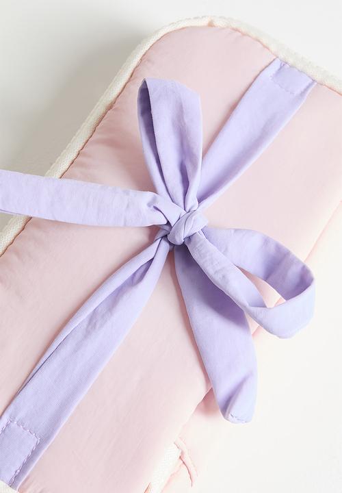 Pop Candy - Cosmetic bag with contrast bow - pink & lilac