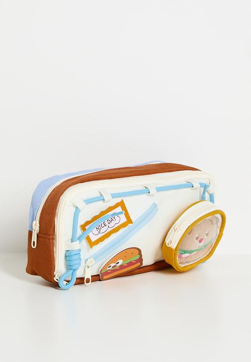 Pop Candy - Food themed pencil bag - cream/multi