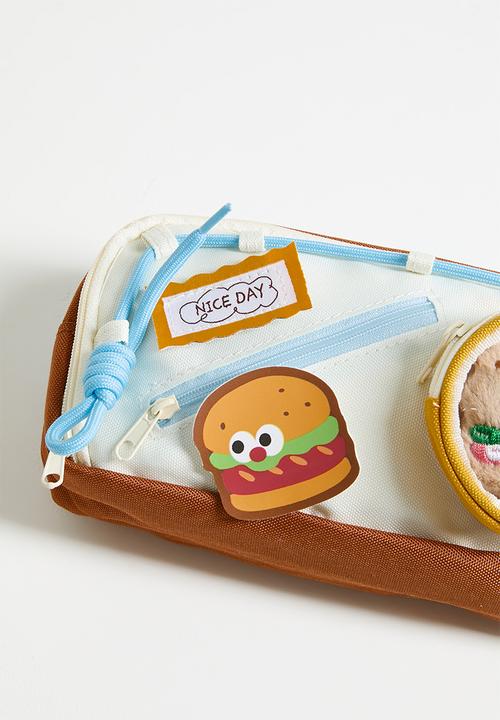 Pop Candy - Food themed pencil bag - cream/multi