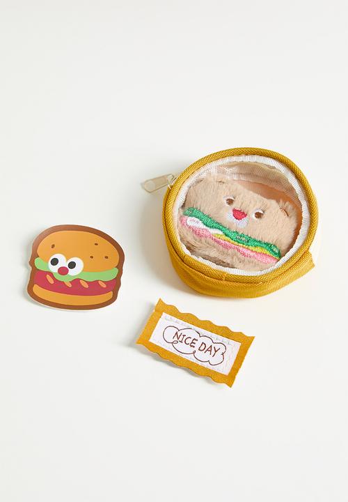 Pop Candy - Food themed pencil bag - cream/multi