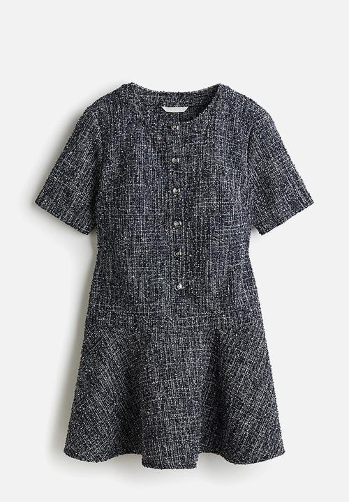H&M - Bouclé dress - dark blue