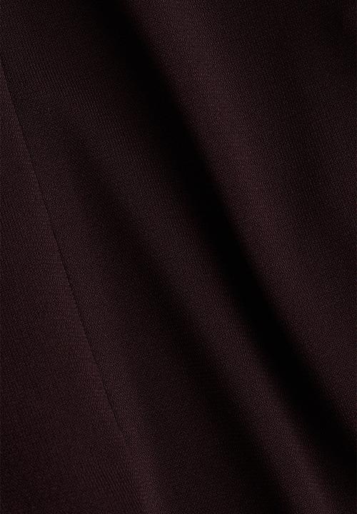 H&M - Peplum top - burgundy
