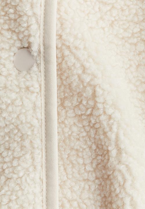 H&M - Teddy gilet - light beige 