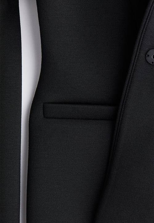 H&M - Scuba blazer - black