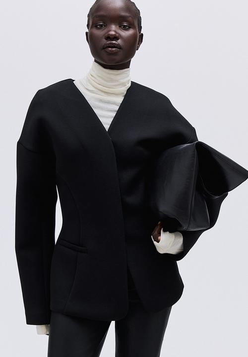 H&M - Scuba blazer - black