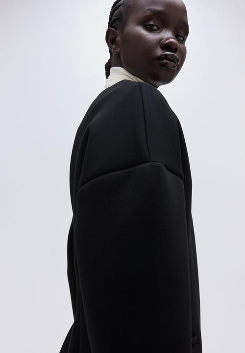 H&M - Scuba blazer - black