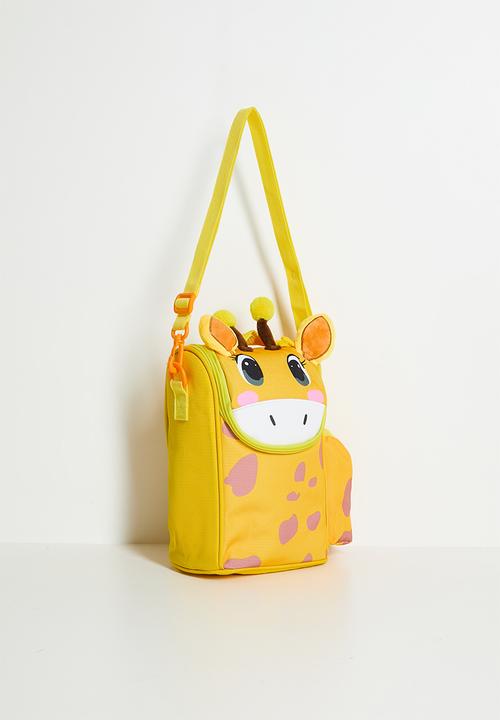 Pop Candy - Giraffe lunch bag - mustard 