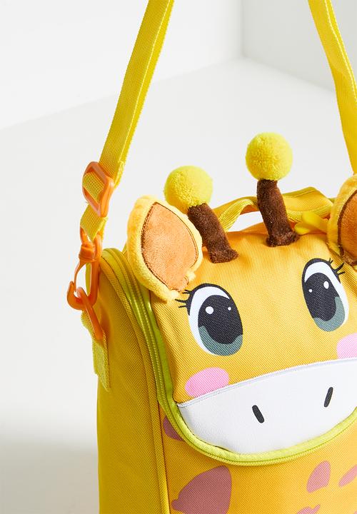Pop Candy - Giraffe lunch bag - mustard 