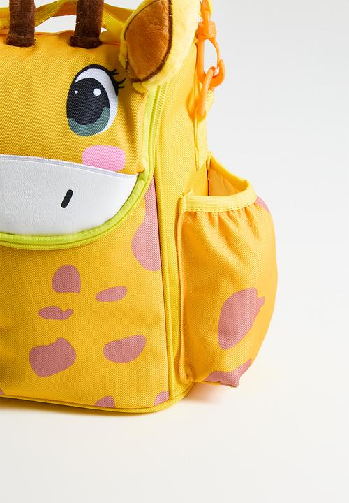 Pop Candy - Giraffe lunch bag - mustard 