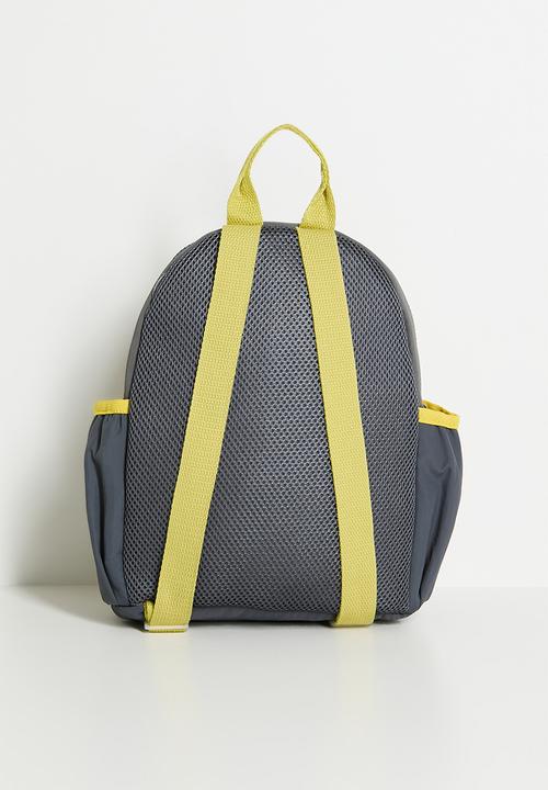 Pop Candy - Novelty dino spine backpack - beige/grey