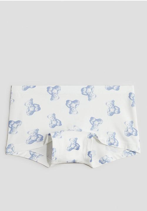 H&M - 5-Pack cotton boxers - grey melange/teddy bears