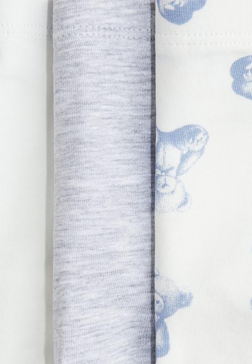 H&M - 5-Pack cotton boxers - grey melange/teddy bears