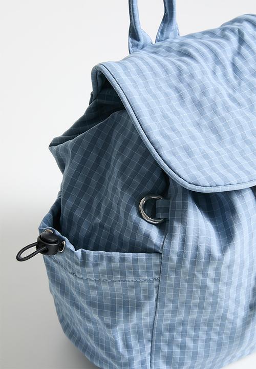 Pop Candy - Pouch-style backpack - blue/check