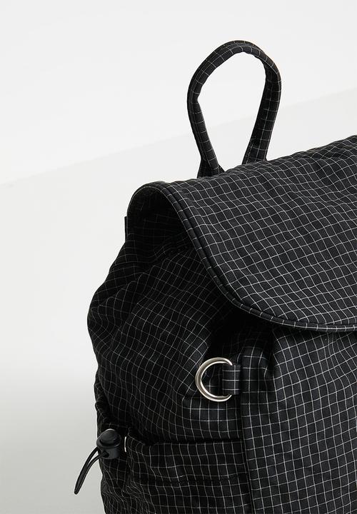 Pop Candy - Pouch-style backpack - black/check