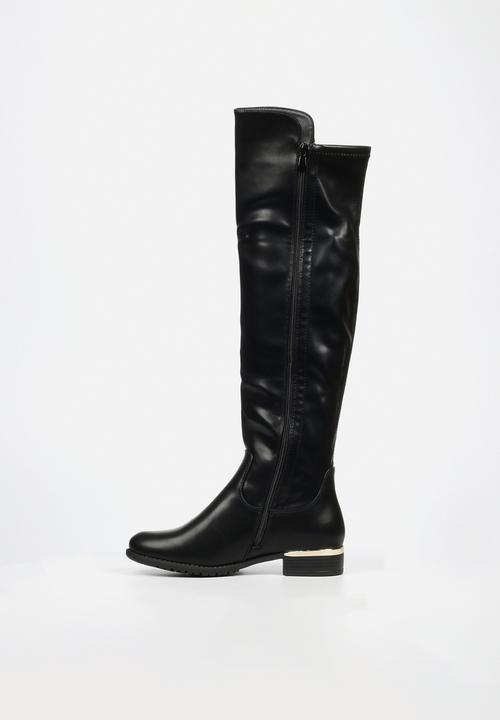 Miss Black - Hadar 25 stretch rider boot - black
