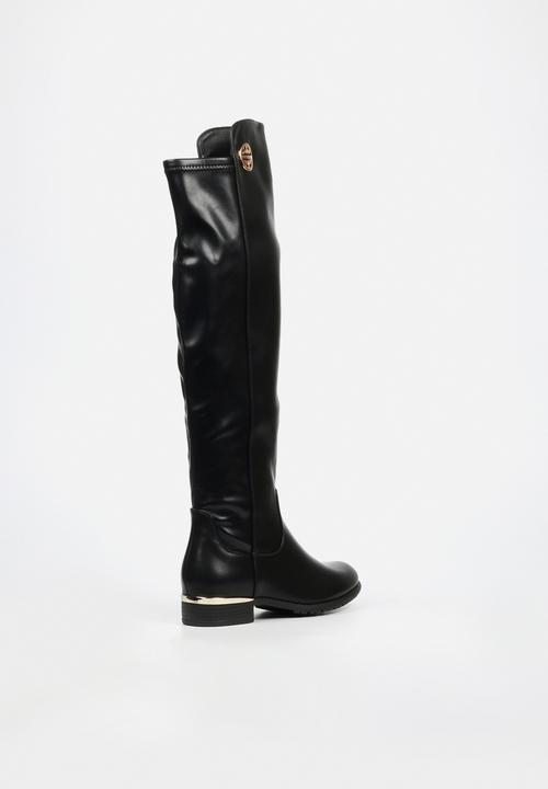Miss Black - Hadar 25 stretch rider boot - black