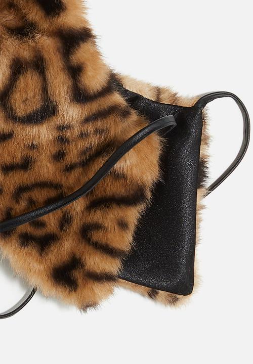H&M - Collar - beige/leopard print