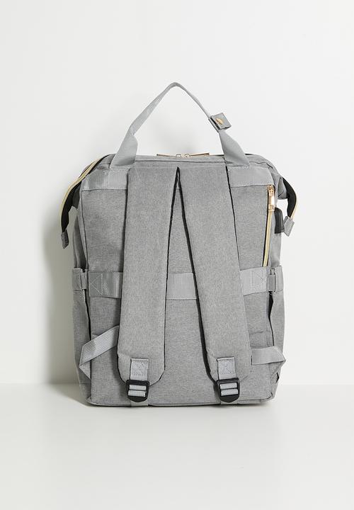 Pop Candy - Diaper bag backpack - grey