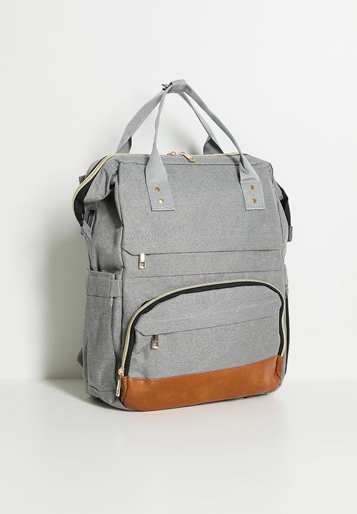 Pop Candy - Diaper bag backpack - grey