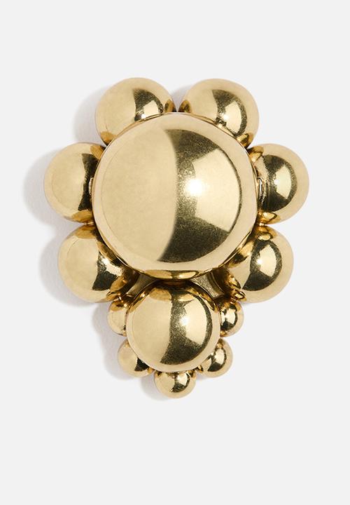 H&M - H&M Studio: Flower brooch - gold-coloured