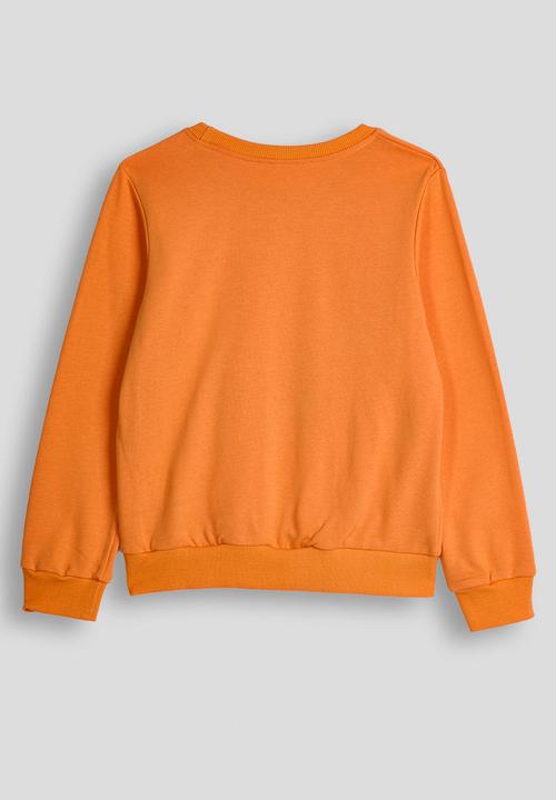 Pop Candy - Placement print sweatshirt - orange/tulips