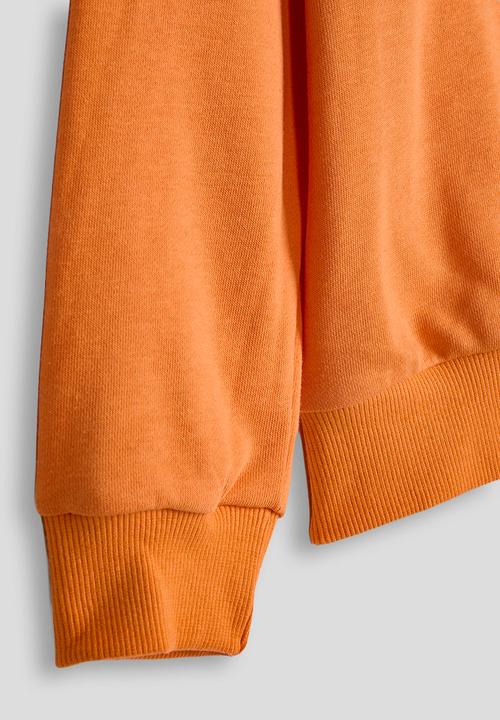Pop Candy - Placement print sweatshirt - orange/tulips