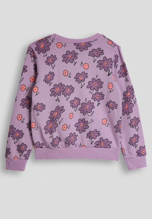 Pop Candy - Sweatshirt - purple/floral aop