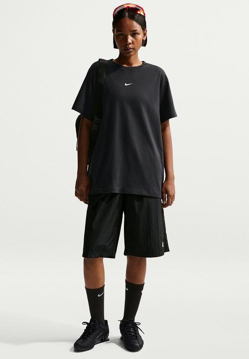 Nike - W Nsw Classic Short Sleeve Tee - Black/White
