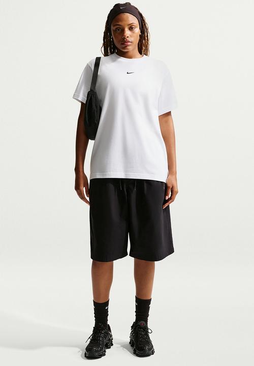 Nike - W Nsw Classic Short Sleeve Tee - White/Black