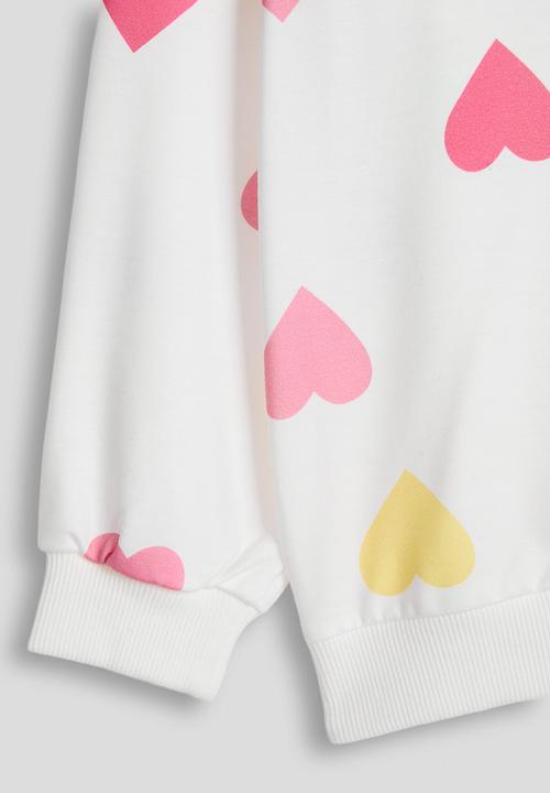 Pop Candy - Sweat top - white/hearts
