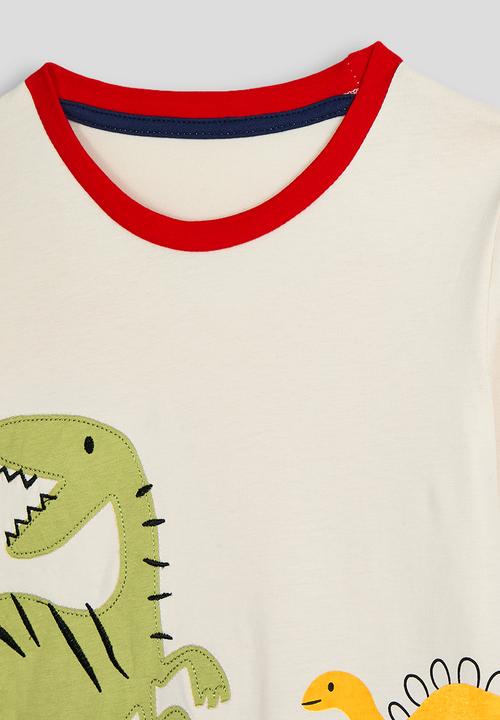 Pop Candy - Dino graphic print sweater - white/multi
