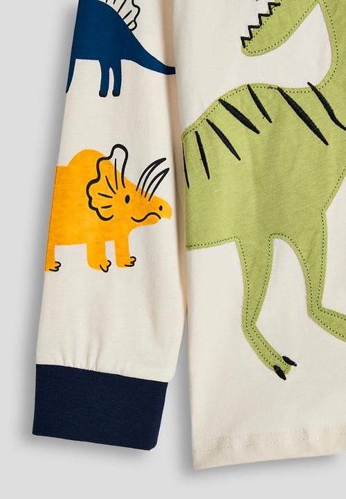 Pop Candy - Dino graphic print sweater - white/multi
