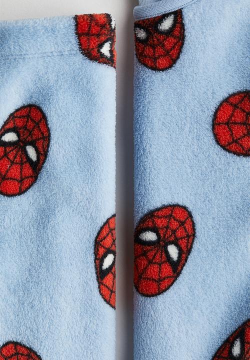 H&M - Velour pyjamas - light blue/marvel