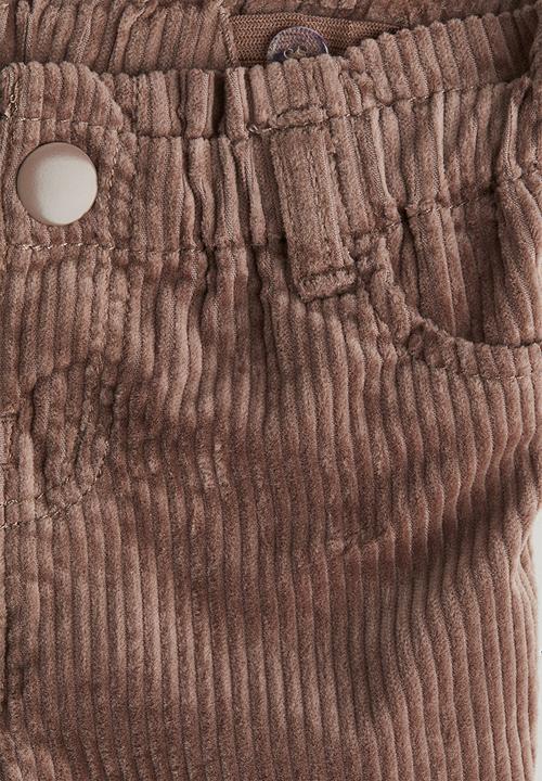 H&M - Cotton corduroy trousers - brown