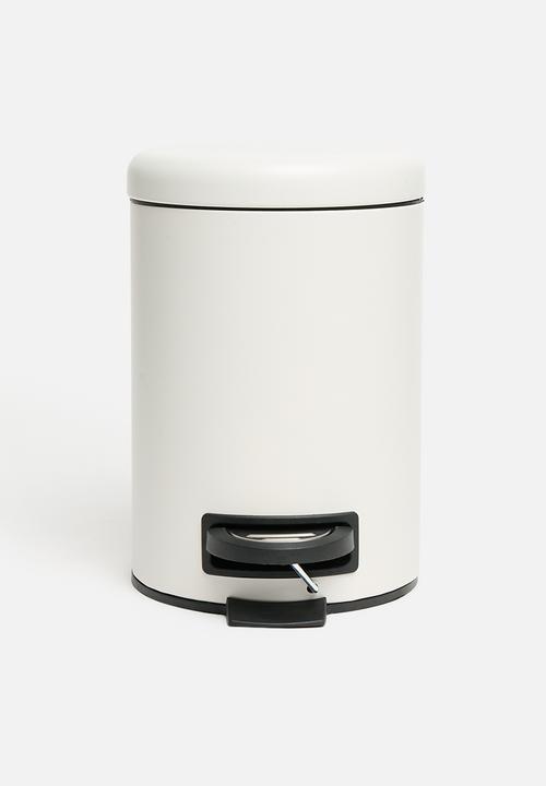 3L Pedal Bin - Cream