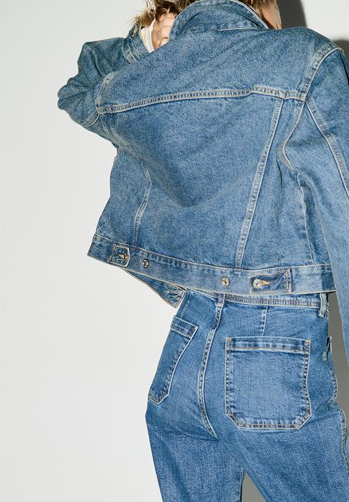 H&M - Flared high jeans - dark denim blue