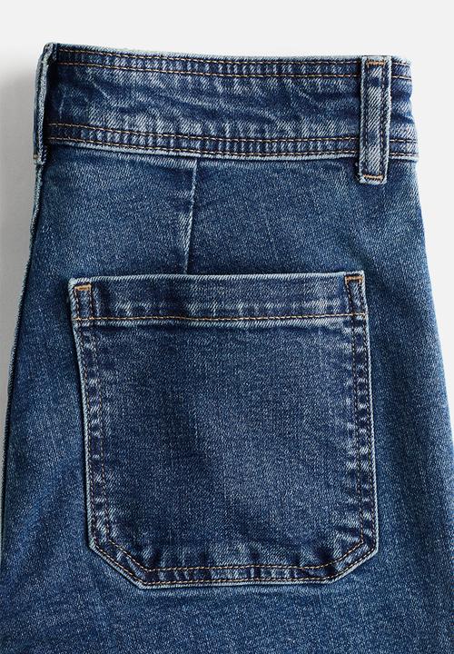 H&M - Flared high jeans - dark denim blue