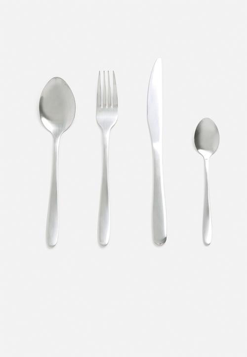 Soho Cutlery 16 Piece Cutlery Set - Silver